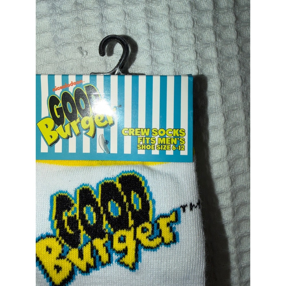 Bioworld Crew Socks Mens 6-12 Multicolor Flash & Good Burger 2 Pair Bundle NWT - Picture 2 of 5
